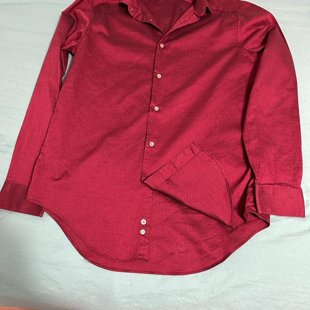 Calvin Klein 15.5 Dress shirt.(Slim Fit/Strech). - Picture 4 of 7